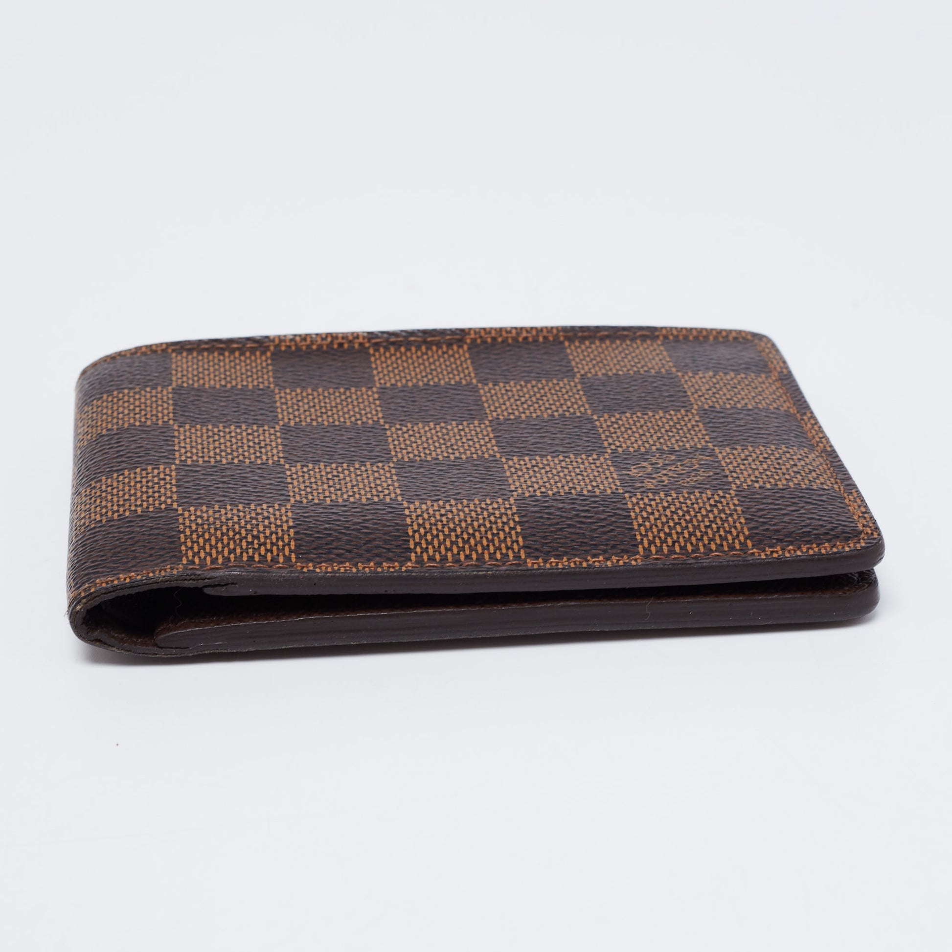 Louis Vuitton Monogram Split Bifold Wallet Multiple Men's Brown/Blue