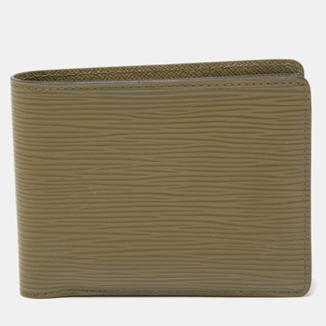 LOUIS VUITTON Green Epi Leather Multiple Wallet