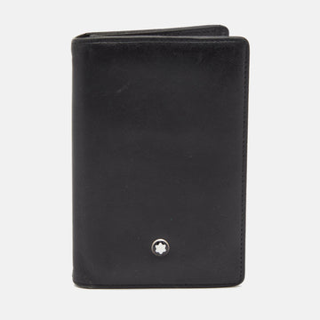 MONTBLANC Black Leather  Business Card Holder