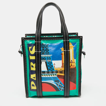 Balenciaga Multicolor Leather Paris Bazar Tote