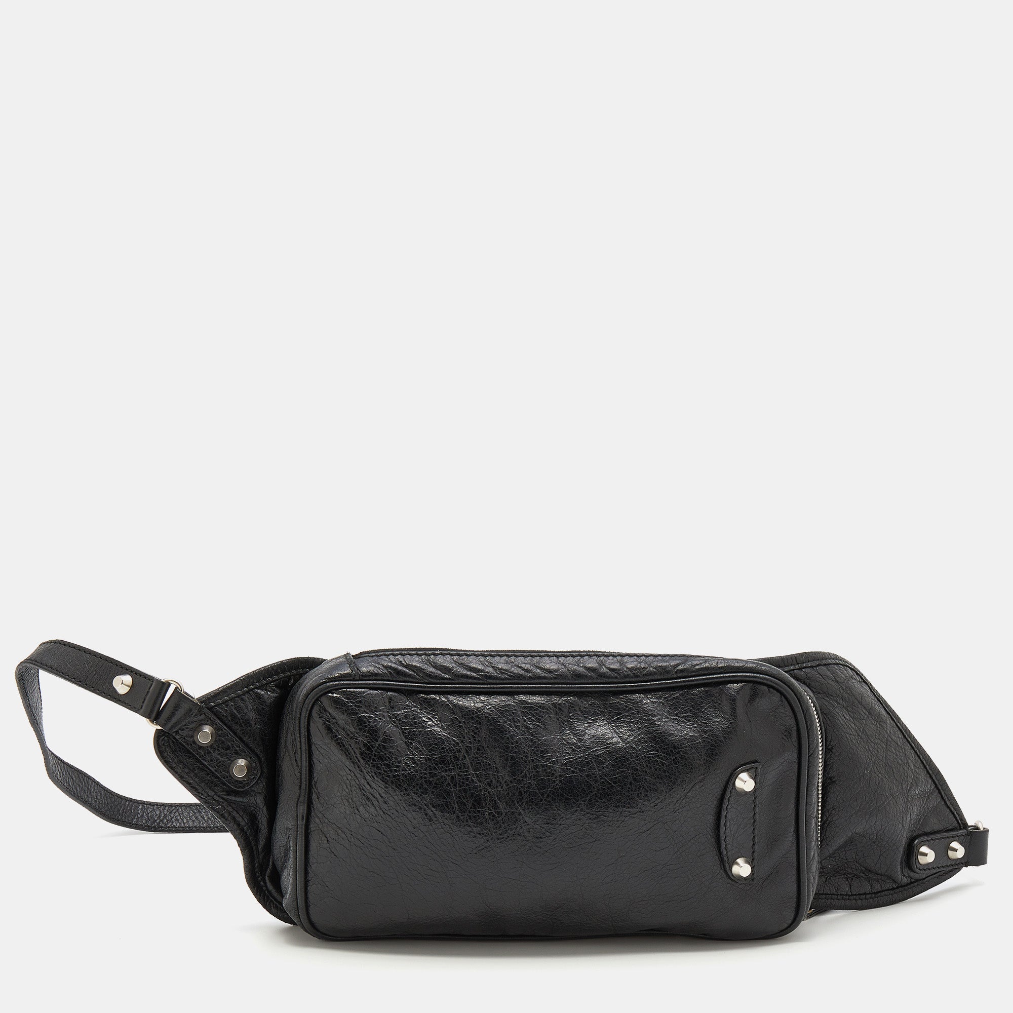 Balenciaga waist bag on sale leather