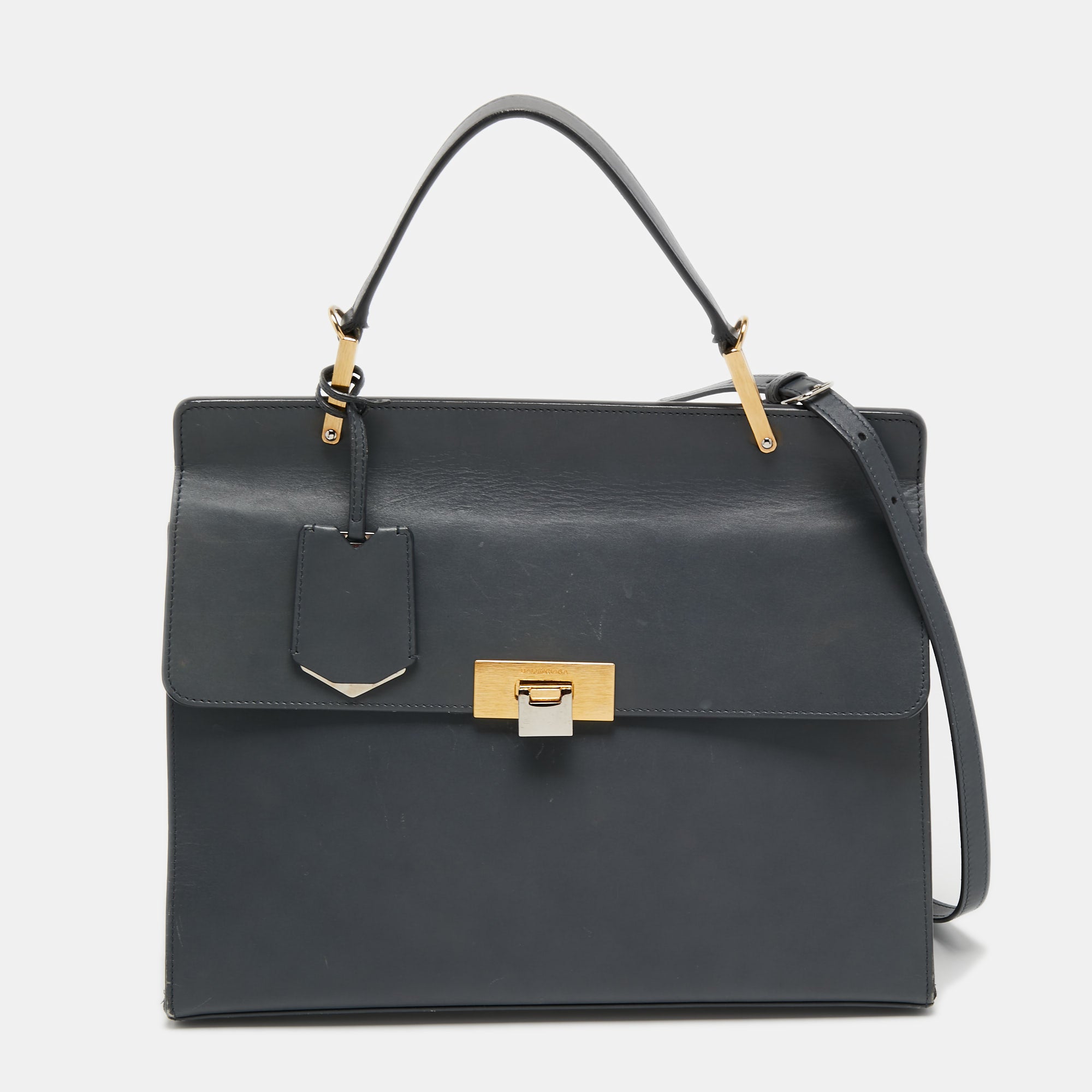 Le Cagole Duffle mini handbag in Arena leather  10corsocomo