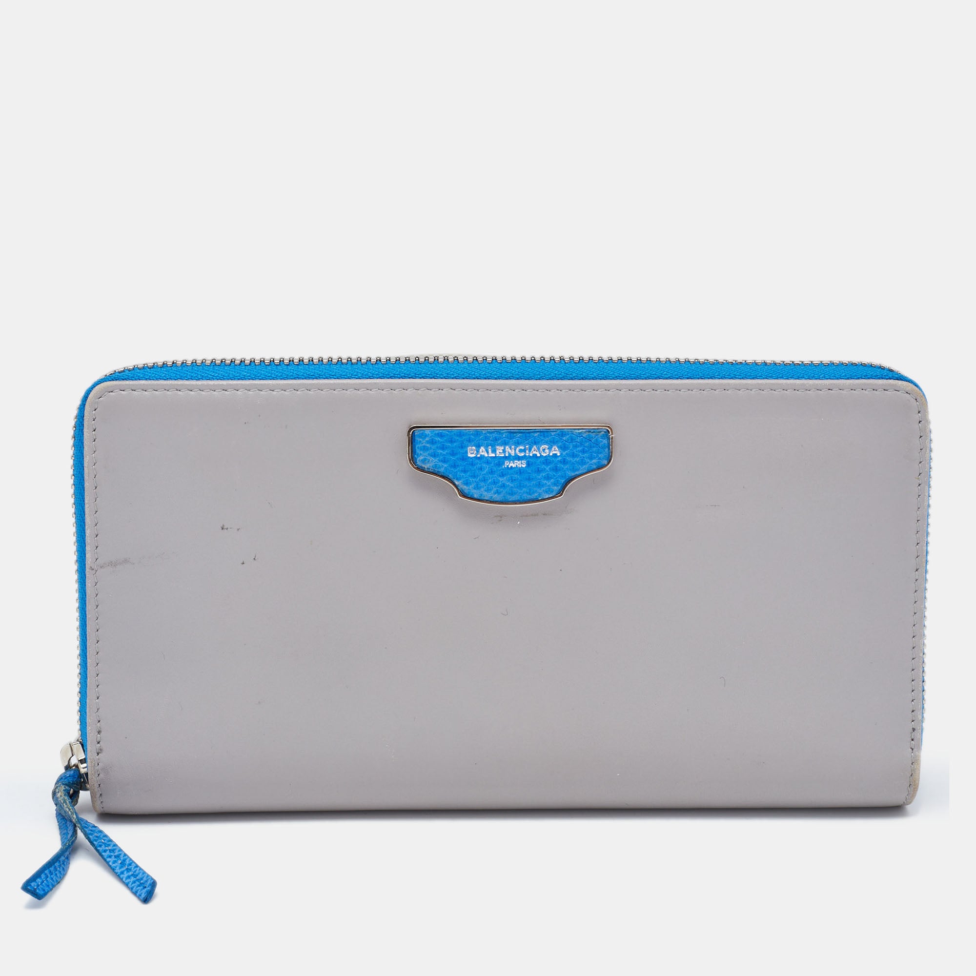 Balenciaga blue discount wallet