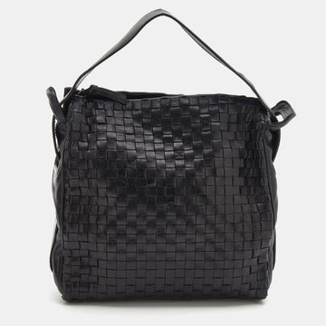 Bottega Veneta Intrecciato Leather Top Handle Bag