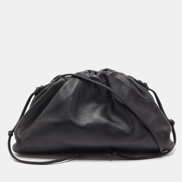 BOTTEGA VENETA Black Leather Mini The Pouch Bag