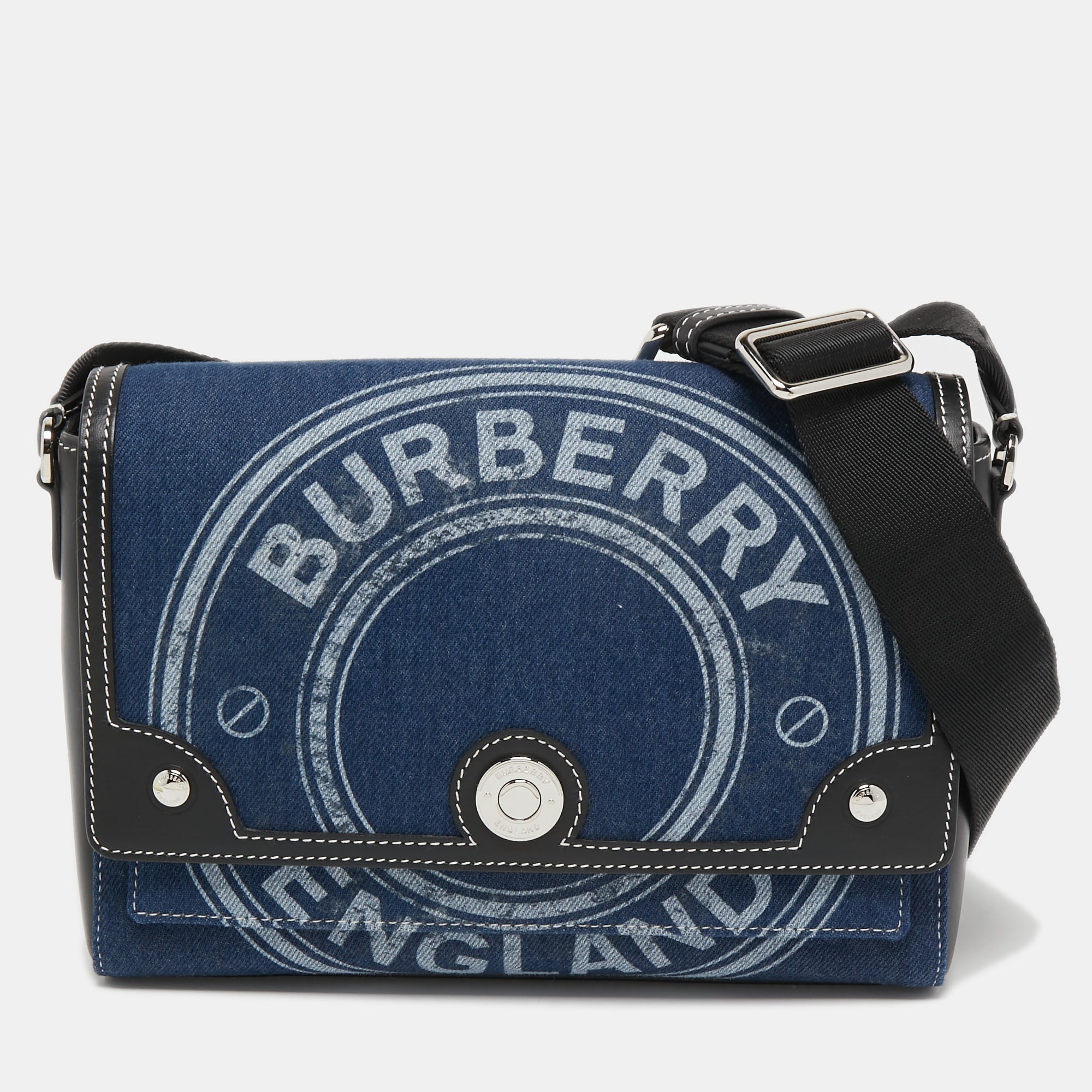 Burberry shoulder cheap bag blue