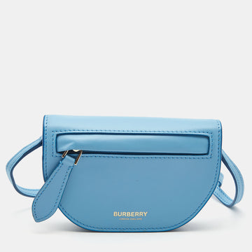 Burberry Light Blue Micro Olympia Crossbody Card Case