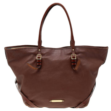 Burberry Brown Leather Tote