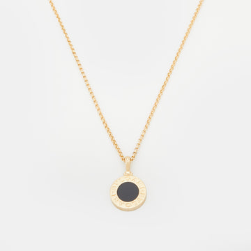 Bvlgari Bvlgari Onyx 18k Yellow Gold Pendant Necklace