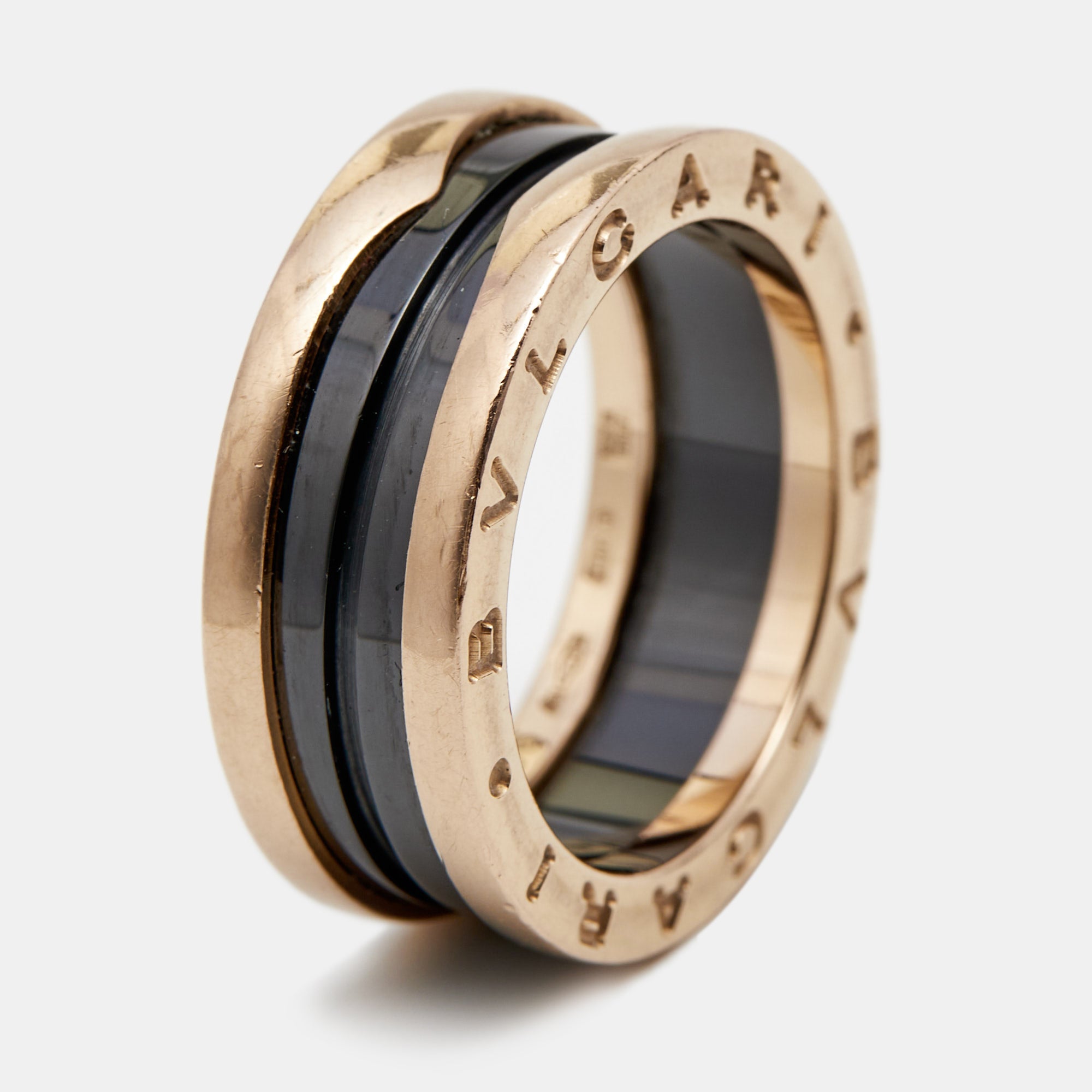 Bvlgari black ceramic discount ring singapore price