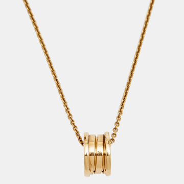 Bvlgari B.Zero1 18k Rose Gold Pendant Necklace