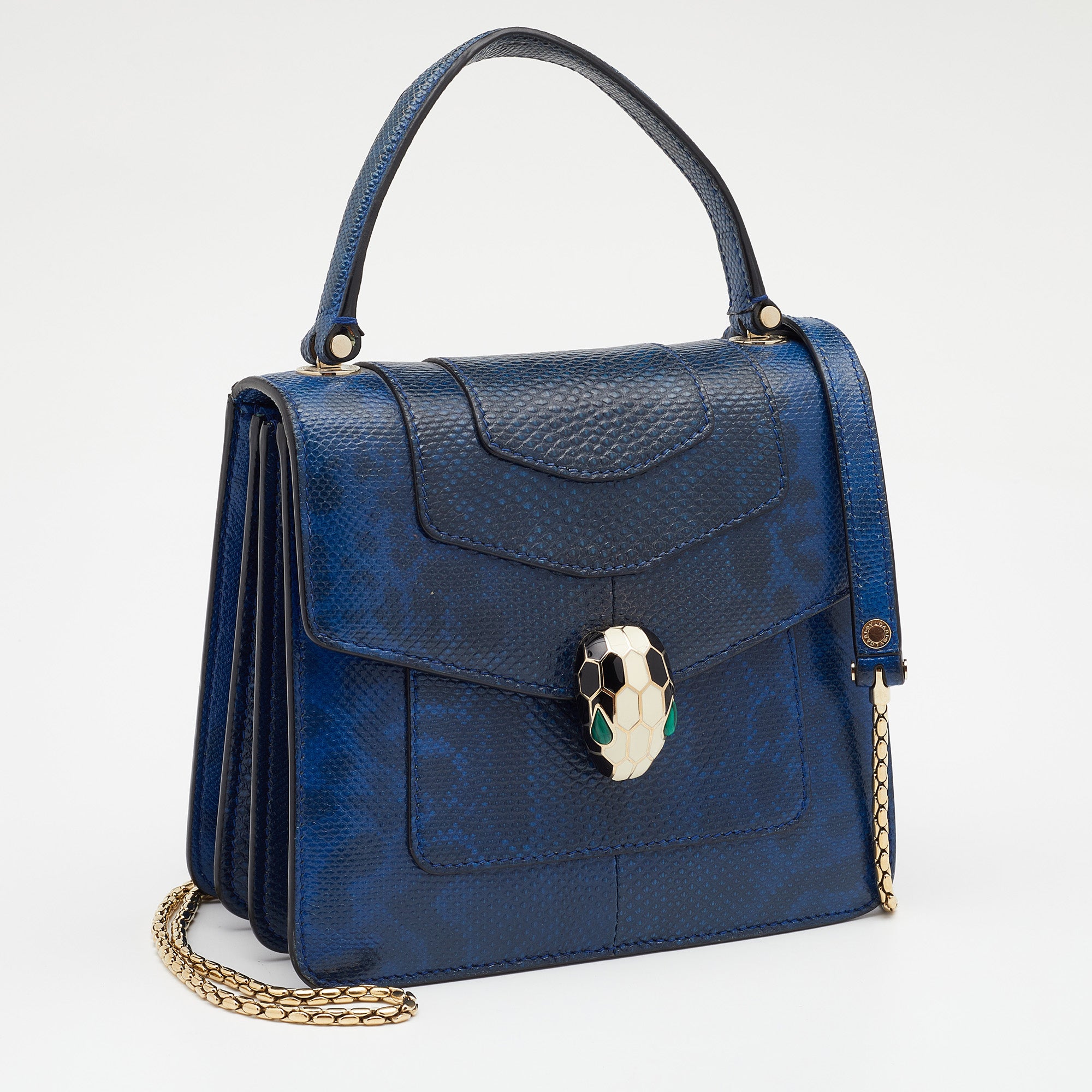 Bvlgari discount blue bag