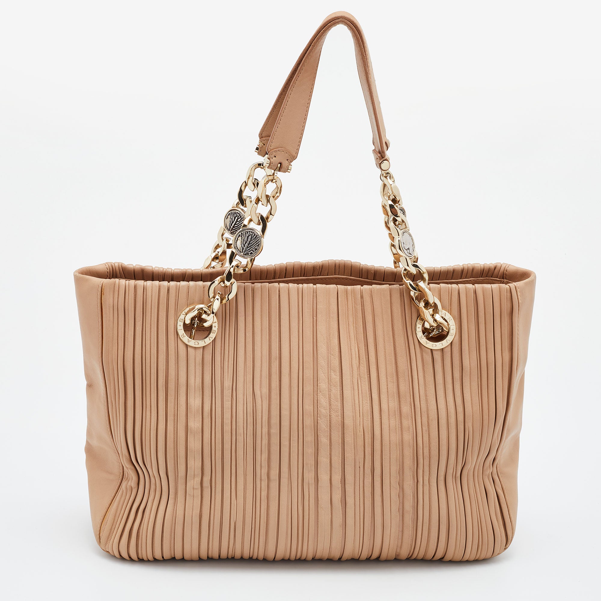 Bvlgari plisse discount bag