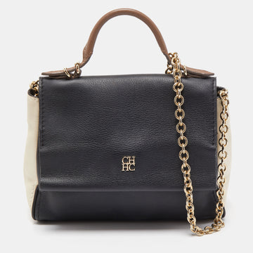 CAROLINA HERRERA Multicolor Leather Mini Minuetto Top Handle Bag