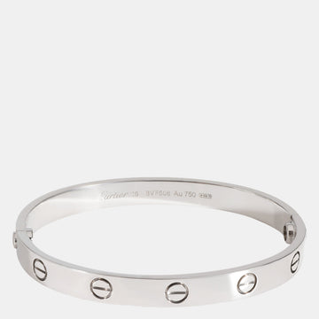 Cartier Love 18K White Gold Bracelet 16