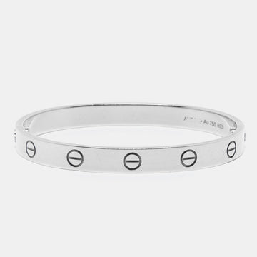 Cartier Love 18K White Gold Bracelet 16