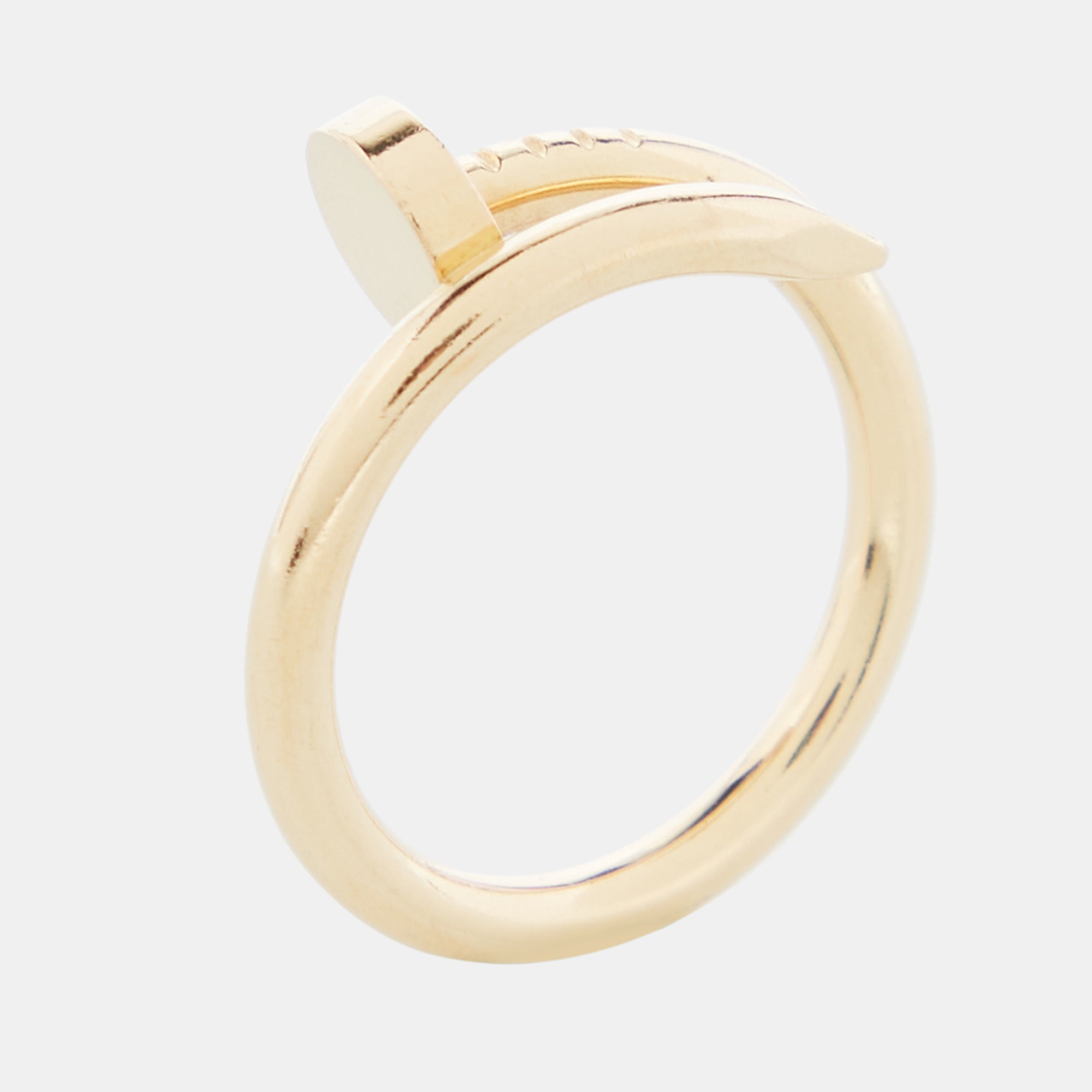 Cartier Juste Un Clou 18K Yellow Gold Ring Size 58