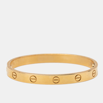 Cartier Love 18k Yellow Gold Bracelet 16