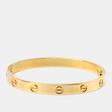 Cartier Love 18k Yellow Gold Bracelet 16