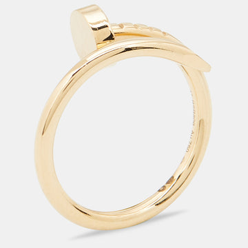 CARTIER Juste Un Clou 18k Yellow Gold Small Model Ring Size 47