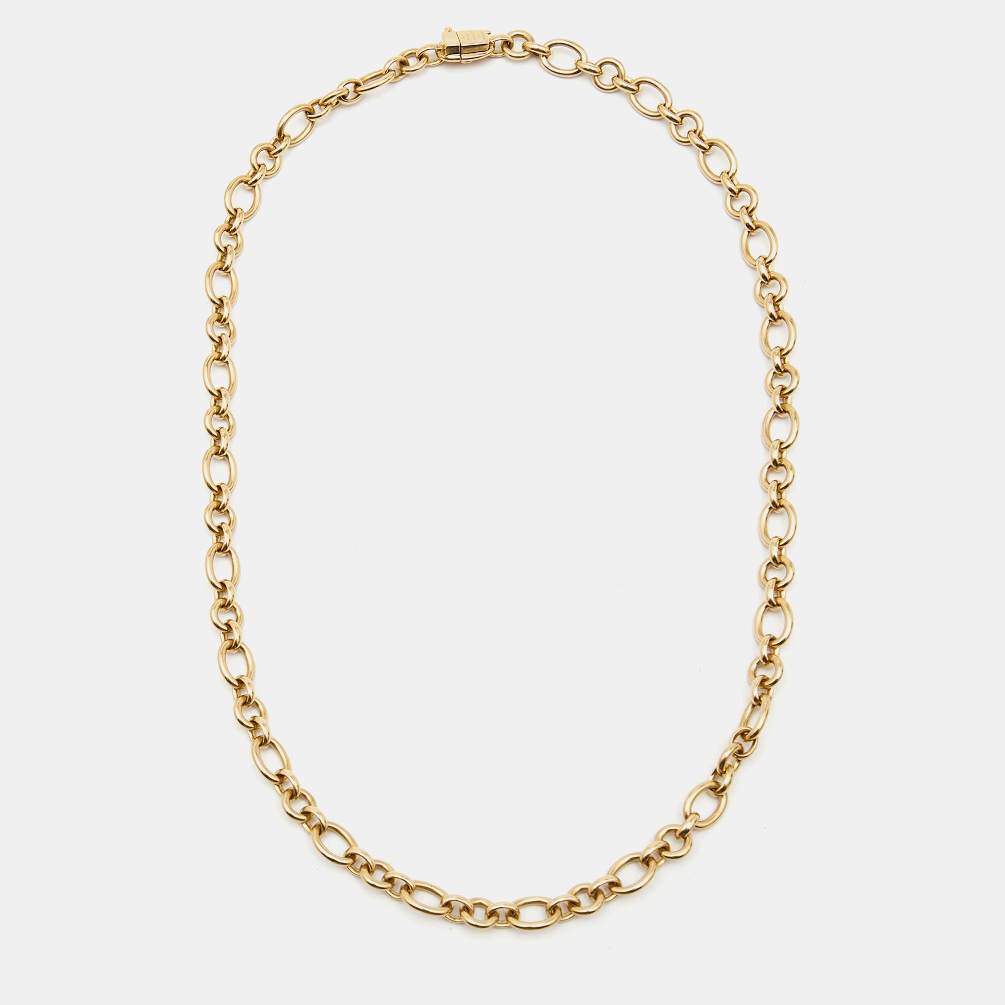 CARTIER 18k Yellow Gold Chain Necklace