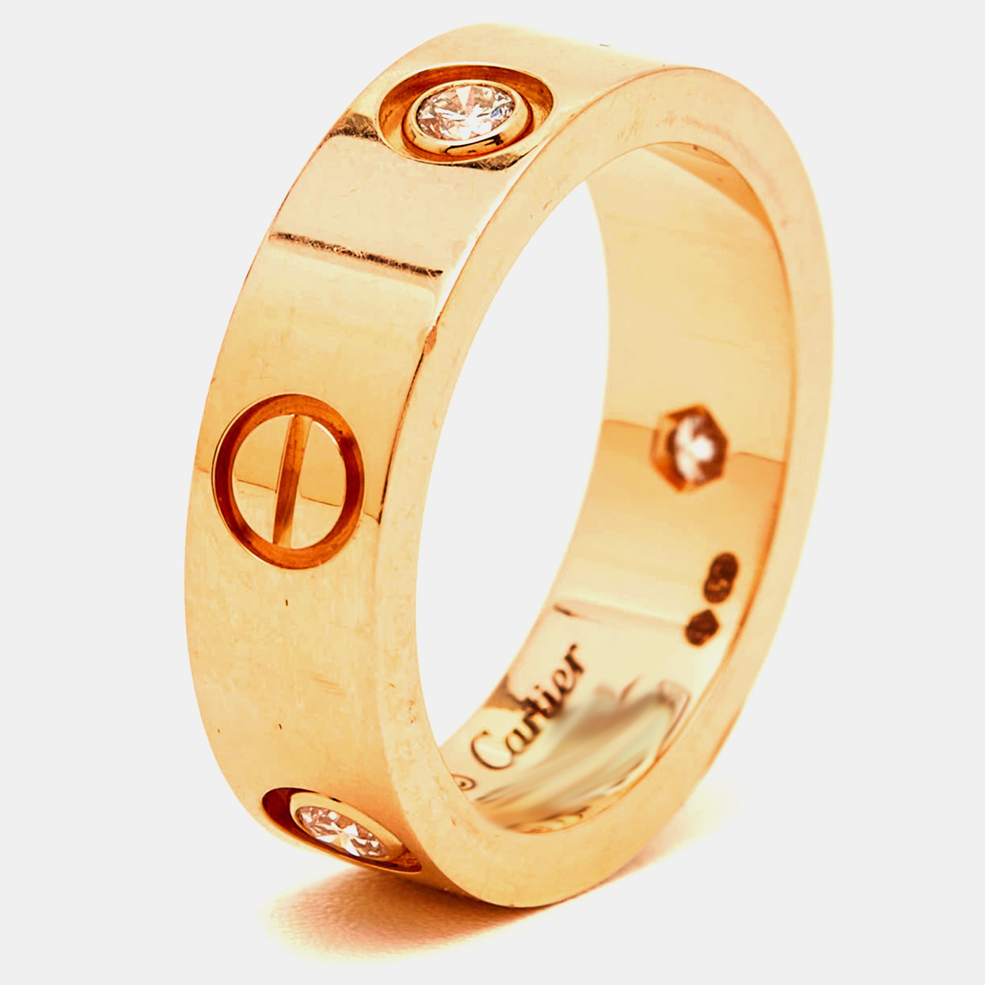 Cartier 3 band discount ring