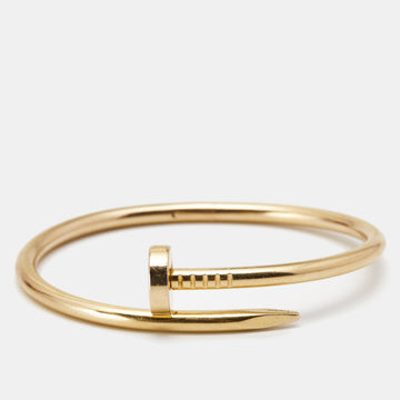 CARTIER Juste Un Clou 18k Yellow Gold Bracelet 16