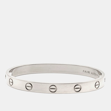 CARTIER Love 18k White Gold Bracelet 16