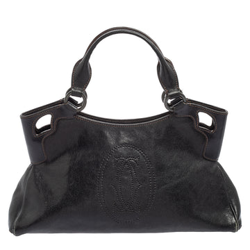 Cartier Black Leather Small Marcello de Cartier Bag