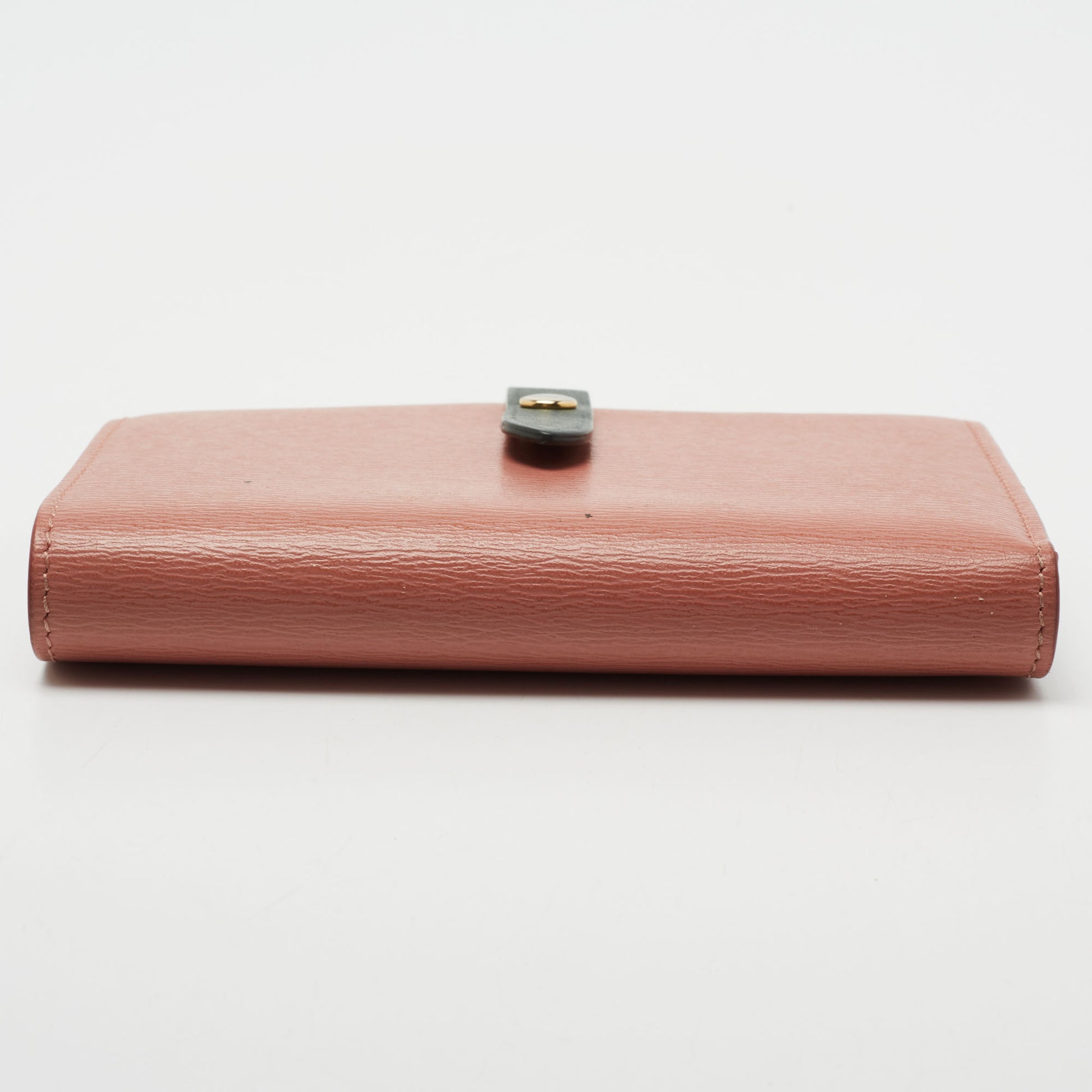 Celine Beige/Pink Leather Large Multifunction Strap Wallet Celine