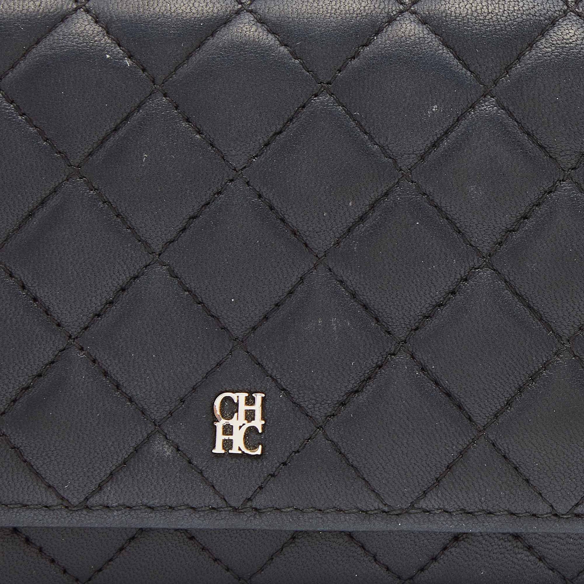 Shopping  Continental pouch black - CH Carolina Herrera France