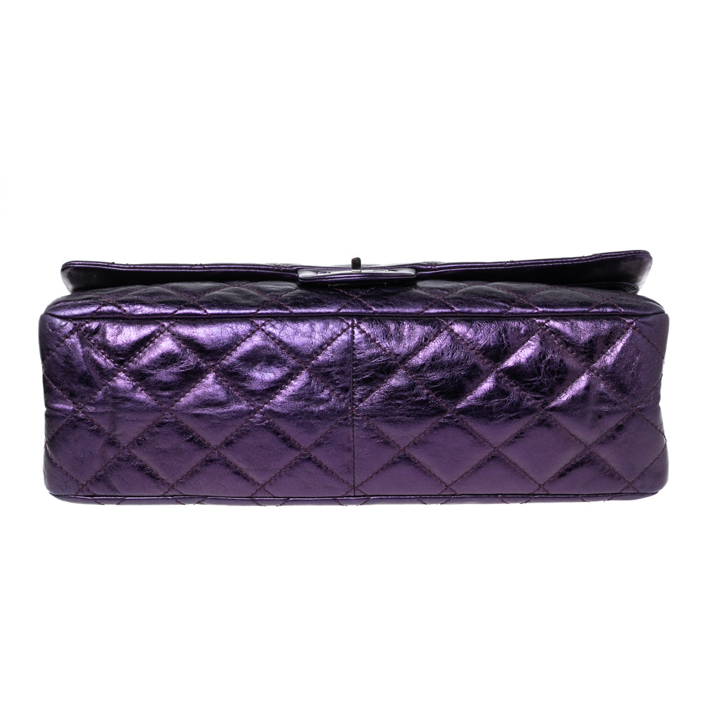 Chanel 22 leather handbag Chanel Purple in Leather - 33204825