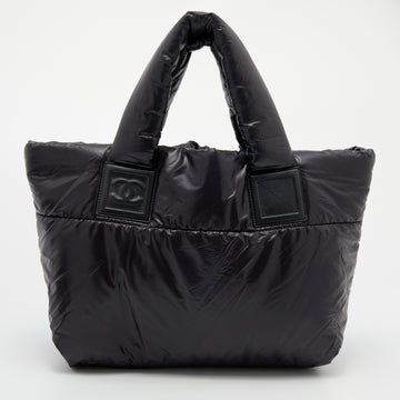 Chanel Black Nylon Coco Cocoon Bag