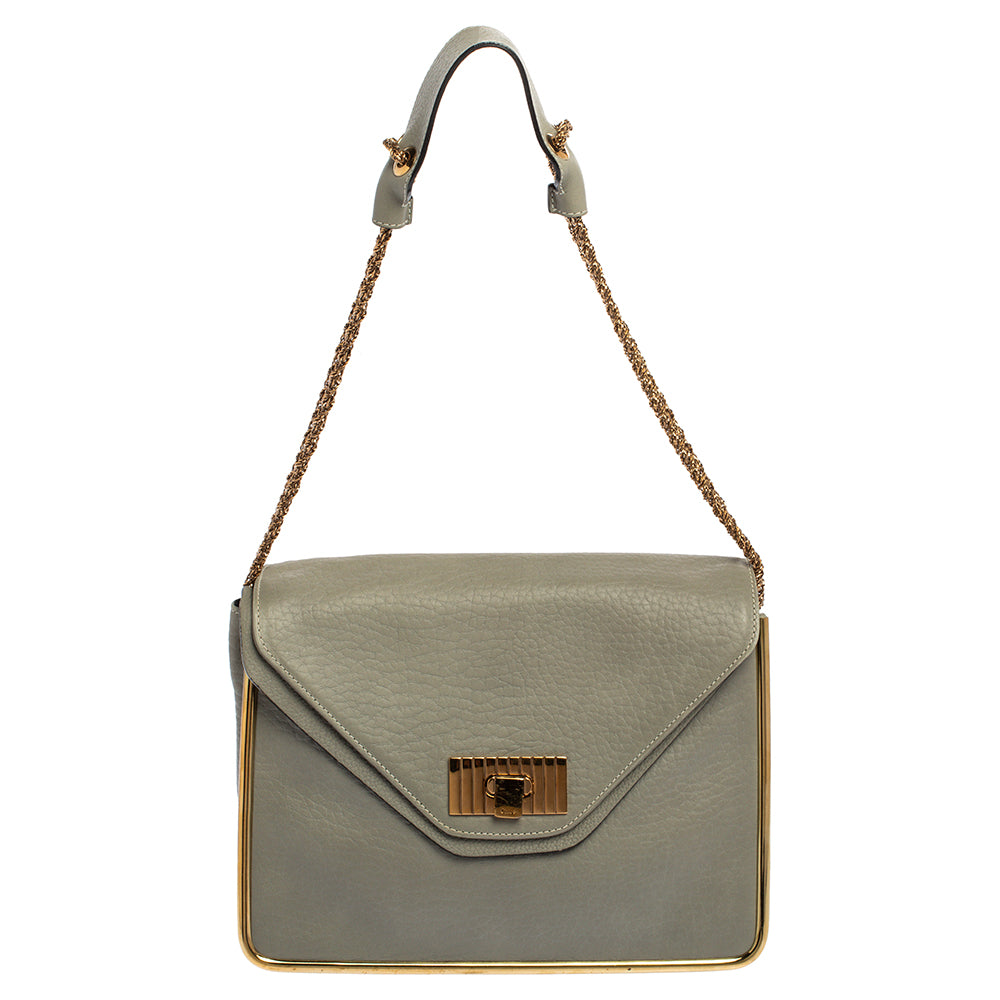 Chloe best sale grey handbag