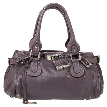 Chloe Brown Leather Paddington Satchel