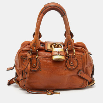 Chloe Brown Leather Paddington Satchel