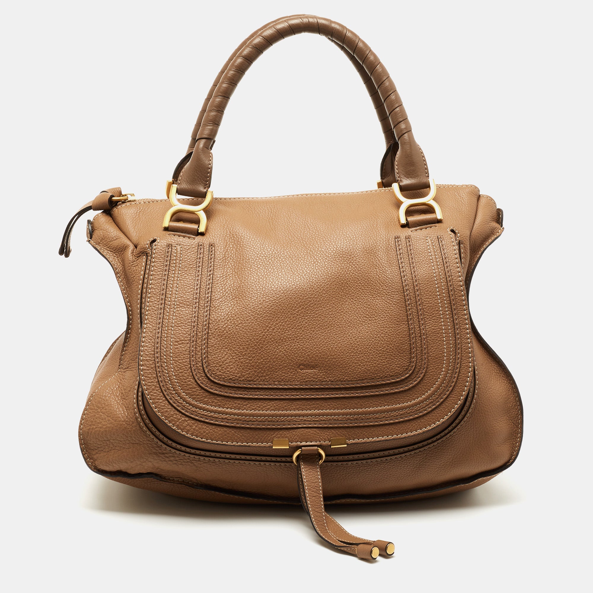 Chloe marcie large leather cheap satchel bag