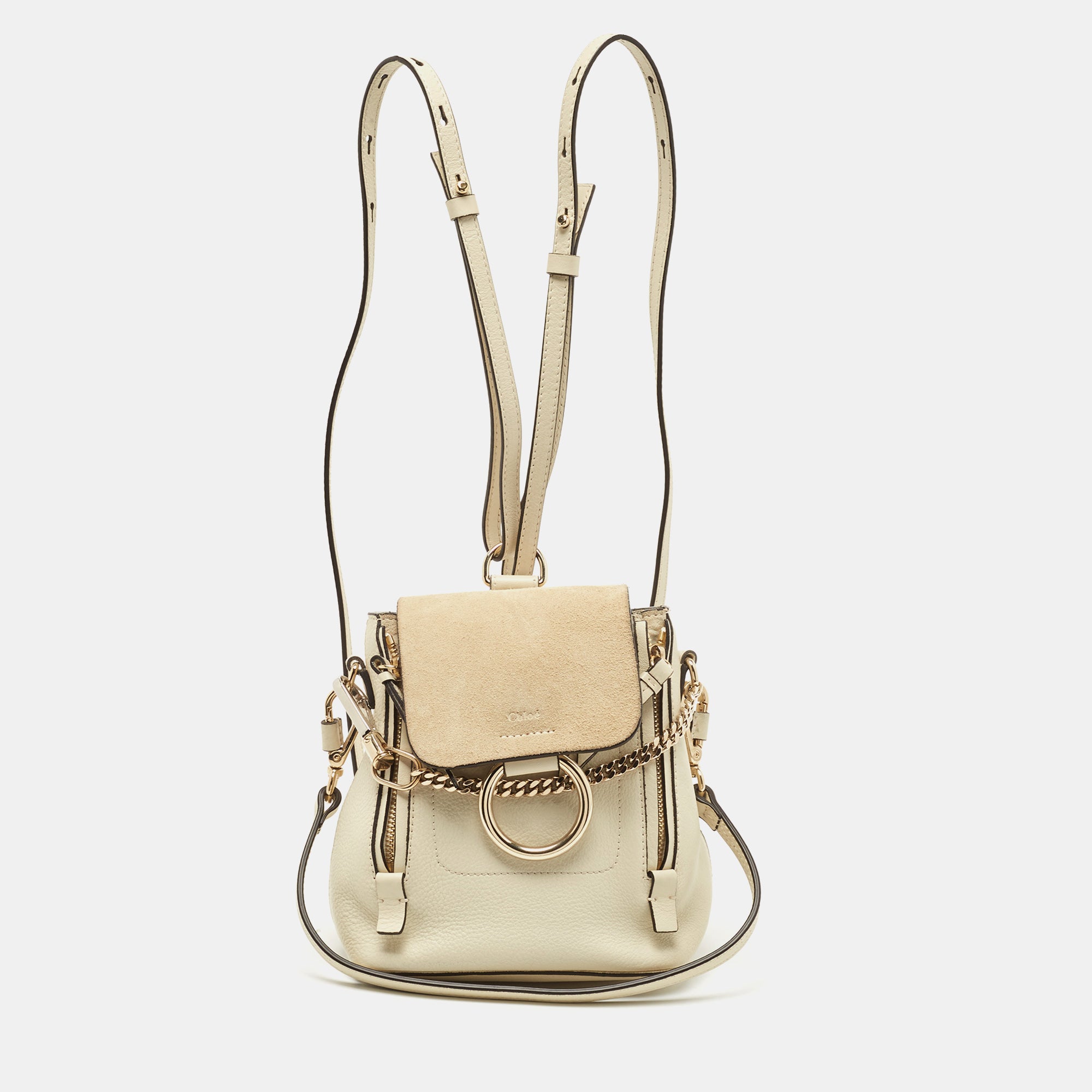 Chloe faye mini leather clearance backpack