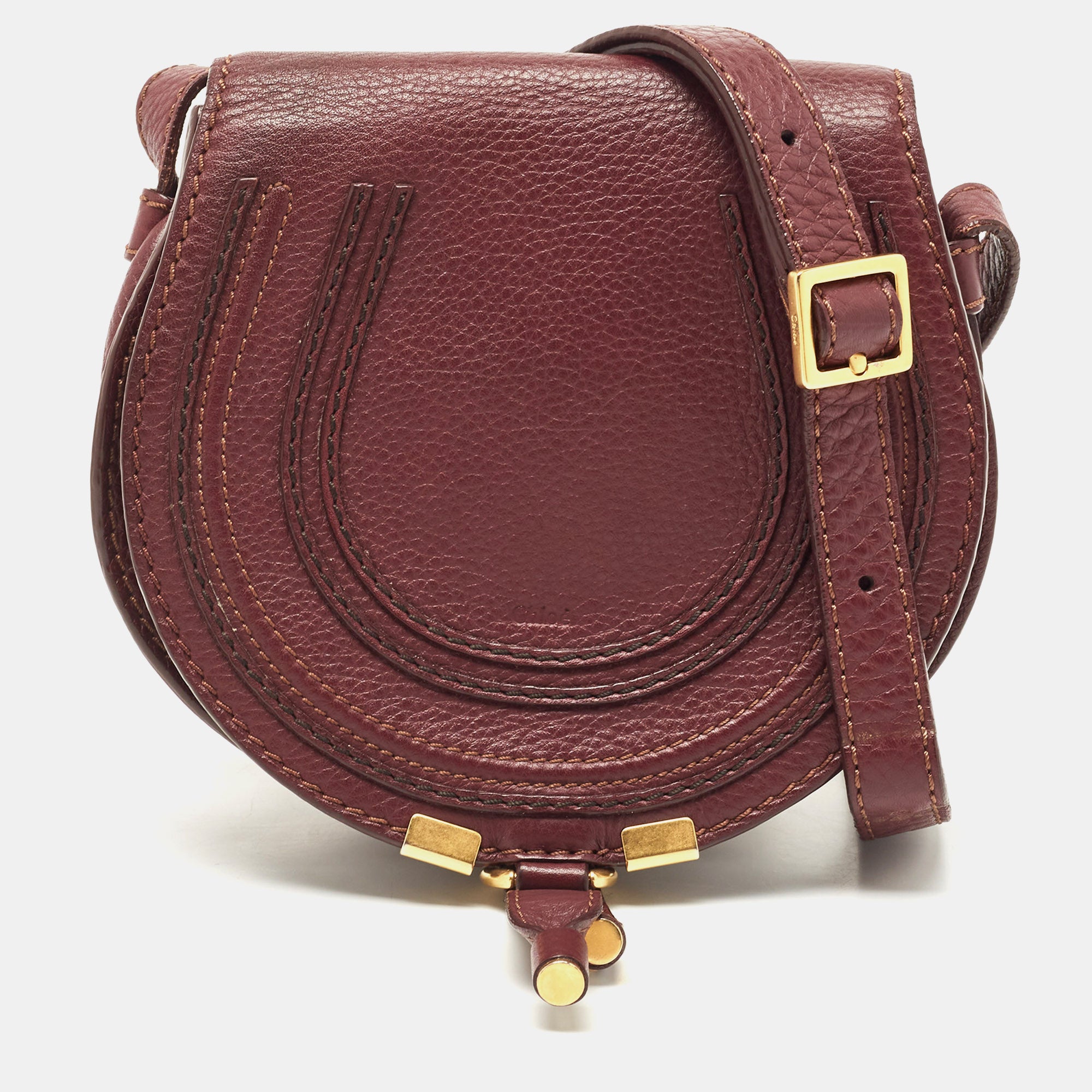 Chloe hot sale marcie burgundy