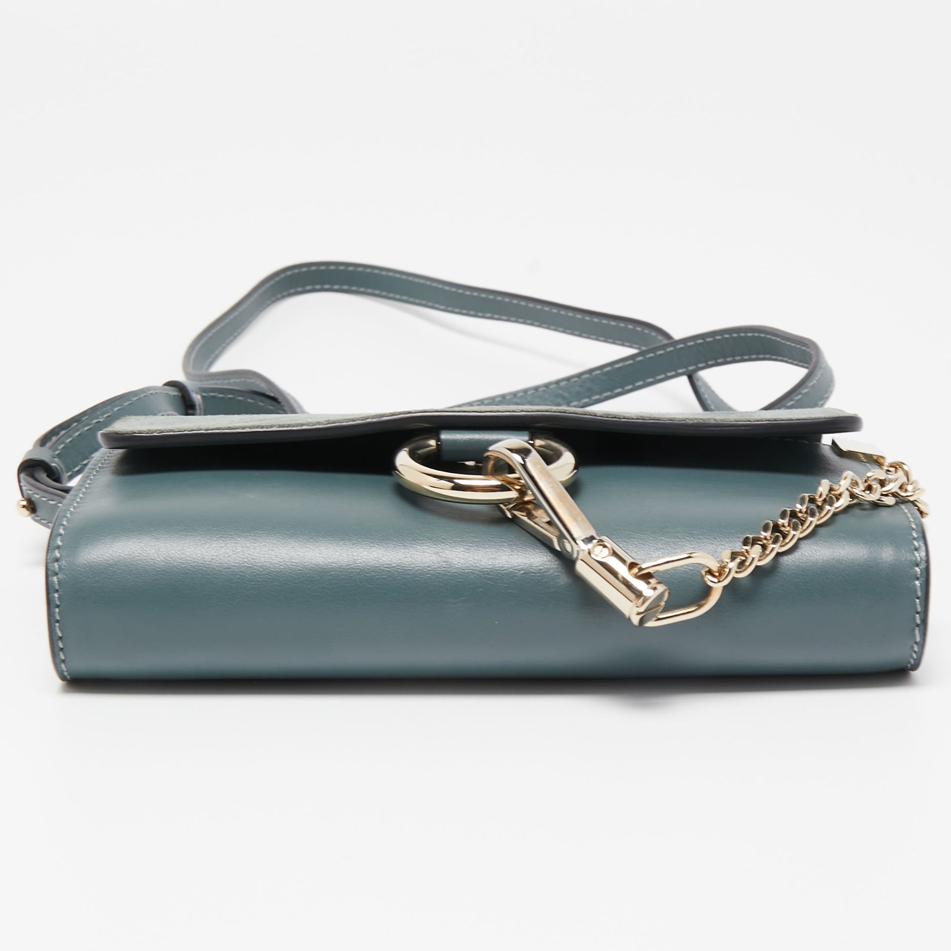 Faye Small Calfskin and Suede Shoulder Bag