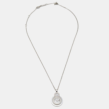 Chopard Happy Diamonds 18k White Gold Pendant Necklace