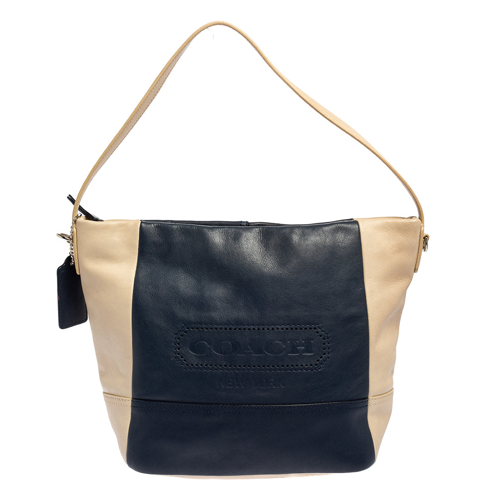 Navy discount coach handbag