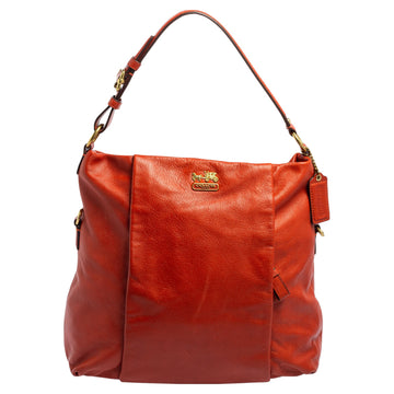 COACH Orange Leather Madison Isabelle Hobo