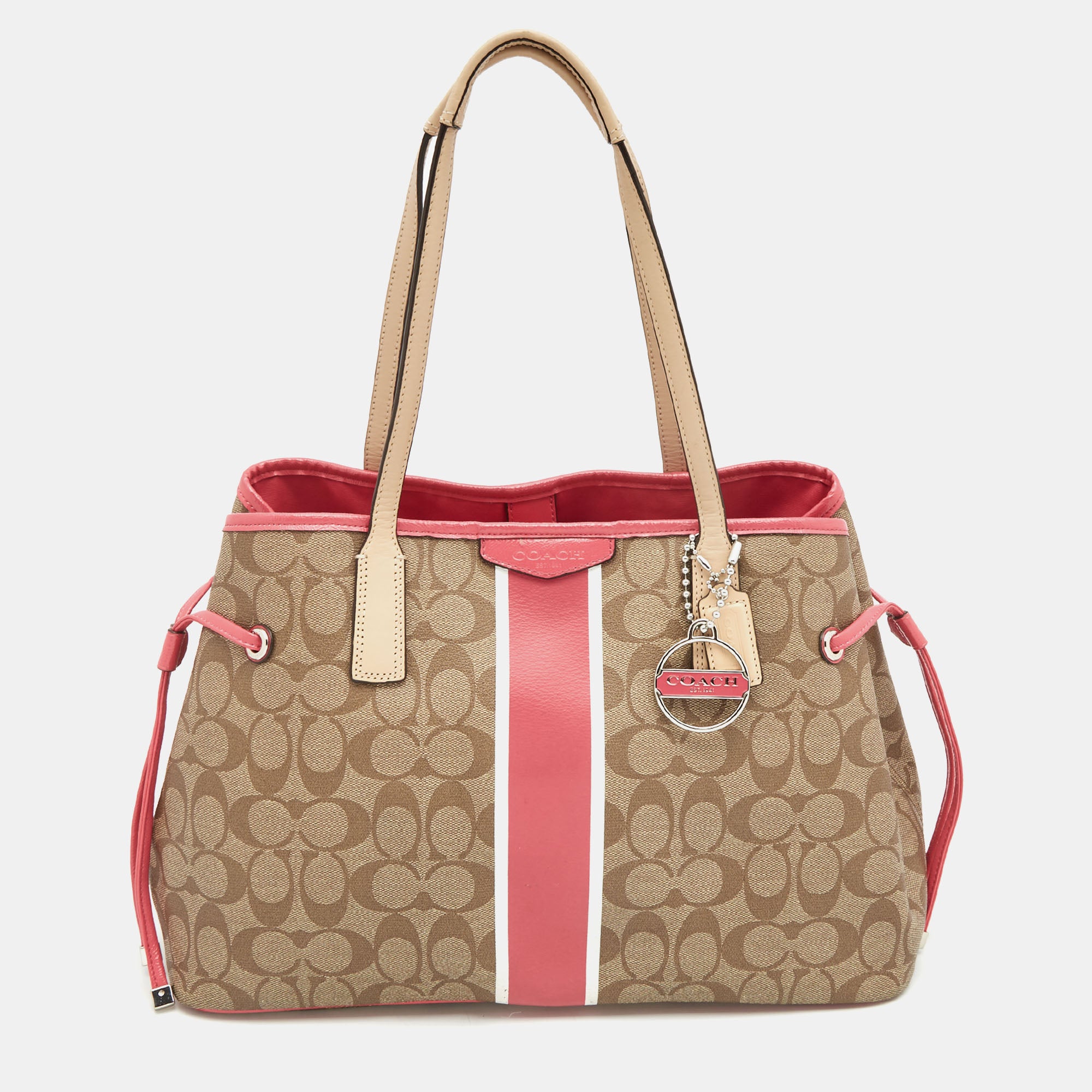 Coach drawstring sale tote