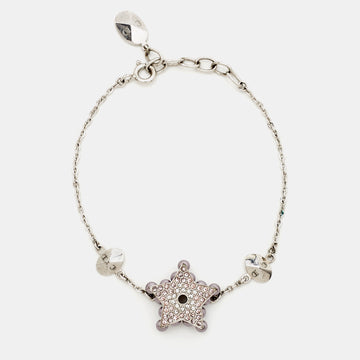 DIOR Star Crystals SIlver Tone Bracelet