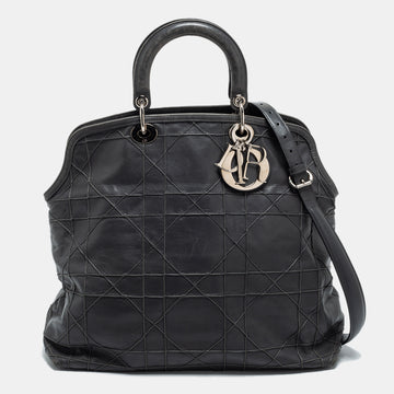 DIOR Grey Cannage Leather Granville Tote