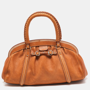 DIOR Tan Leather My  Satchel