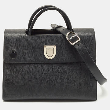 DIOR Black Leather Medium ever Bag