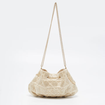 DIOR Dusty Ivory Cannage Dream Bucket Bag