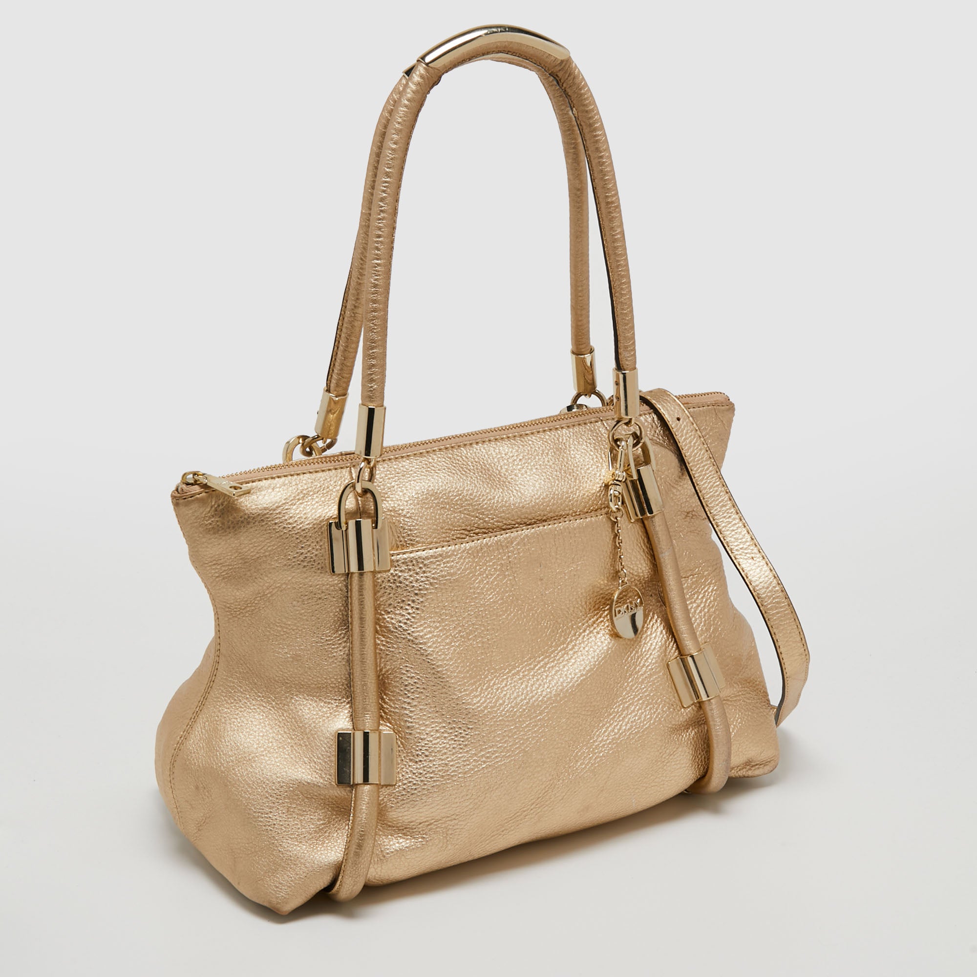 Dkny gold discount handbag